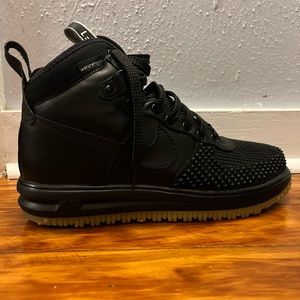 Black lunar AirForce 1 Duckboot size 9.5 men